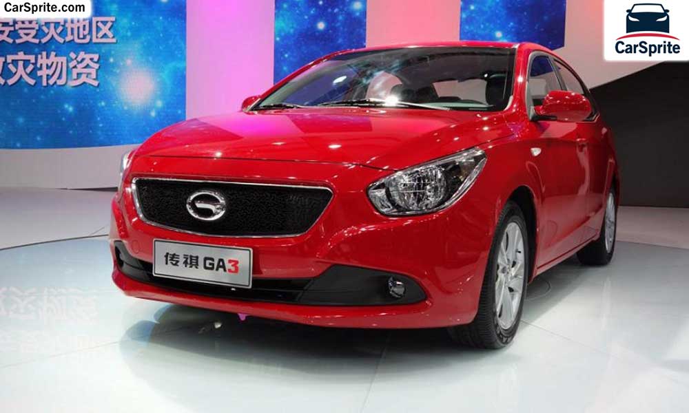 GAC GA3 2018 prices and specifications in Kuwait | Car Sprite